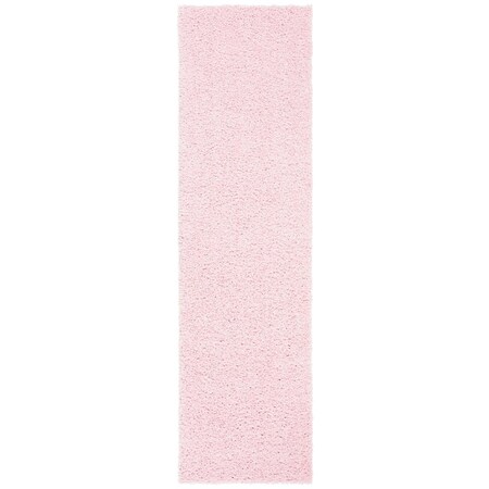 Safavieh 2 ft. 2 in. x 10 ft. Primo Shag Power Loomed Runner Area Rug, Light Pink PRM300U-210